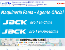 Tablet Screenshot of maquineriafama.com.ar